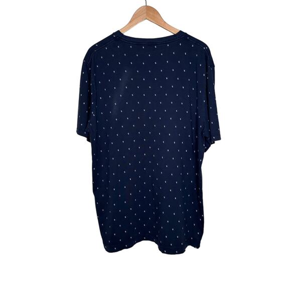 Scotch & Soda blue printed cotton tshirt size XXL - Picture 3 of 6